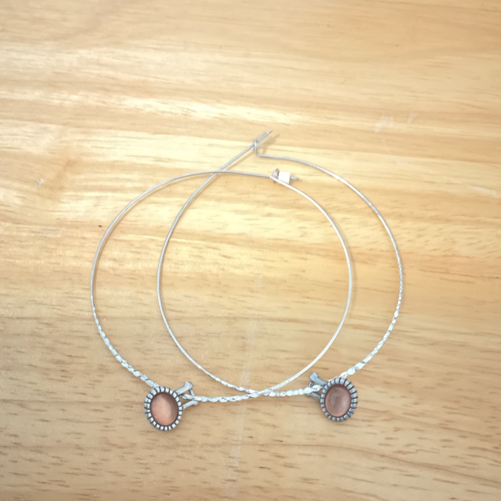 Silver Hoop Earrings